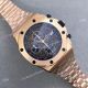 Swiss 7750 Audemars Piguet Rose Gold Black Dial Copy Watch (2)_th.jpg